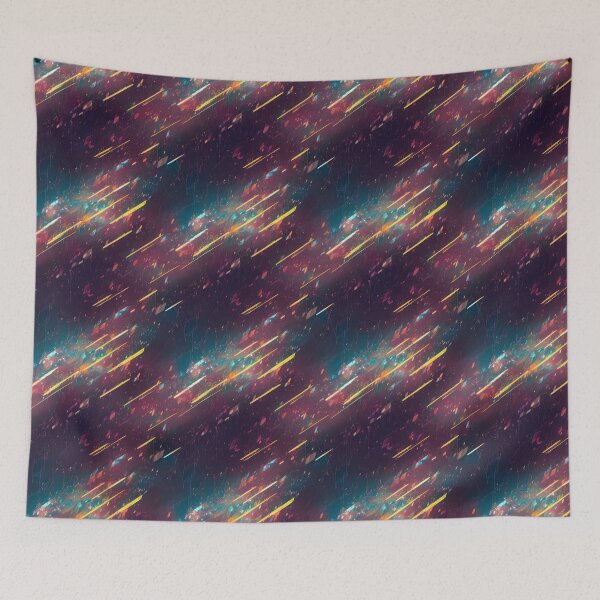 Item preview, Shootin Star Space Abstract Pattern Water Color Splash designed and sold by Infinitelypink.