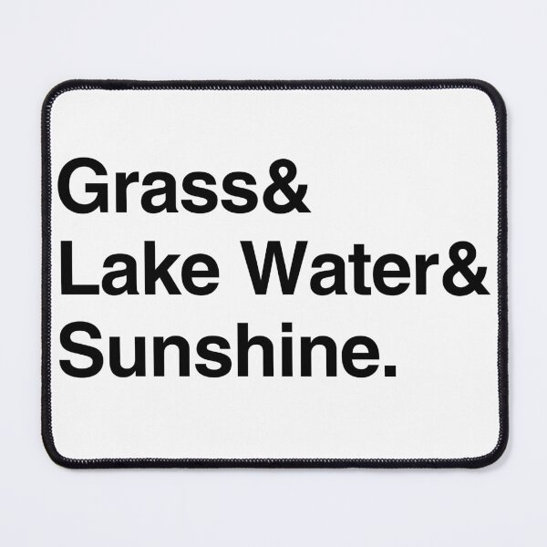 Item preview, Grass & Lake Water & Sunshine designed and sold by DashboardLights.
