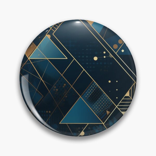 Item preview, azules geométricos designed and sold by aquinavortex.