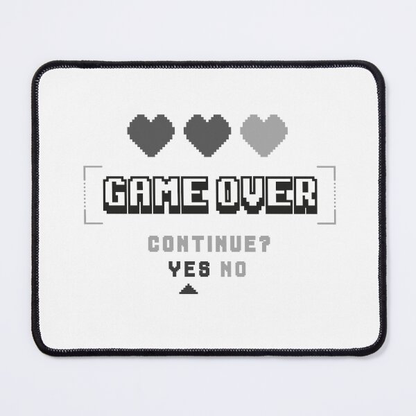 Item preview, Game over. Continue ? designed and sold by Nerdesigns  - www.linkit.blog.