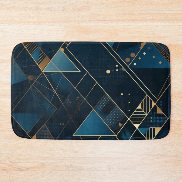 Item preview, geometric blues designed and sold by aquinavortex.