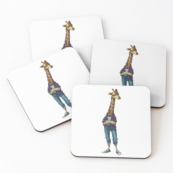 Item preview, Hipster Giraffe V7 designed and sold by HipsterAnimals.