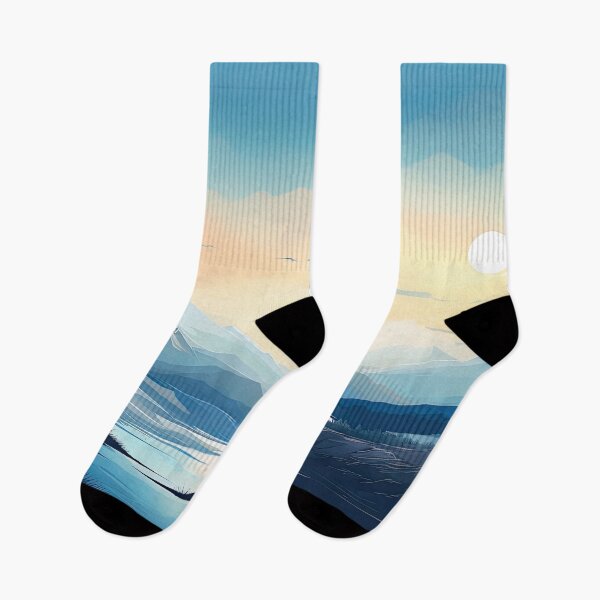 Item preview, Boho Mountain Range.- Blue designed and sold by Blake  Smith.