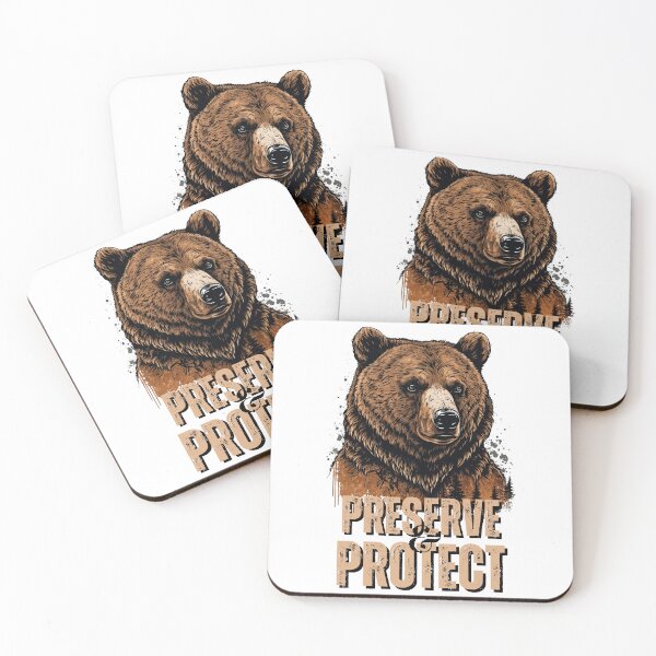 Item preview, Bear - preserve and protect designed and sold by Mirksaz-designs.