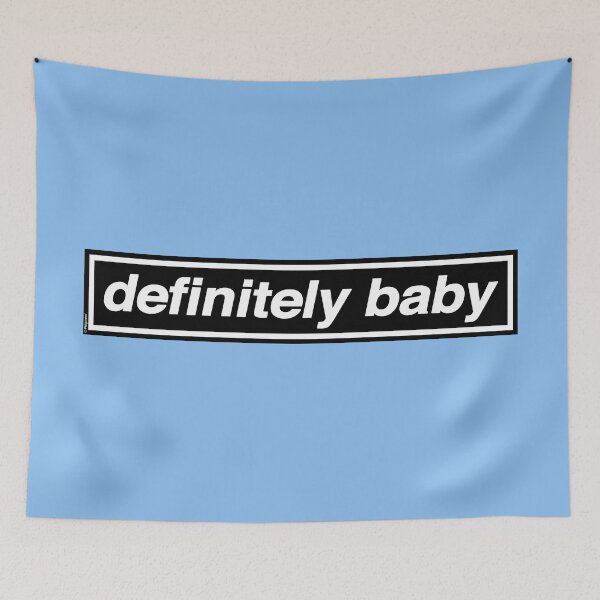 Item preview, DEFINITELY BABY - Britpop Rock n Roll Star Baby! (Sky Blue) designed and sold by phigment-art.