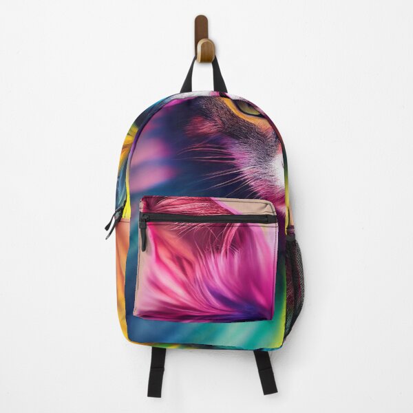 Item preview, House tiger Luna, the colorful rainbow cat designed and sold by Pixelboys.