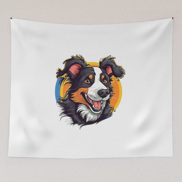 Item preview, Adorable and Friendly Border Collie designed and sold by SADStyleDesigns.
