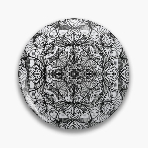 Item preview, Mandala zen tangle black and white.  designed and sold by Artwork-LCR.