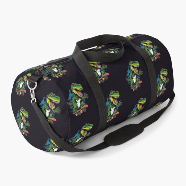 Item preview, T-Rex Dino Skateboarding, fun, colorful, cartoon, designed and sold by Brewyart Creative Design.