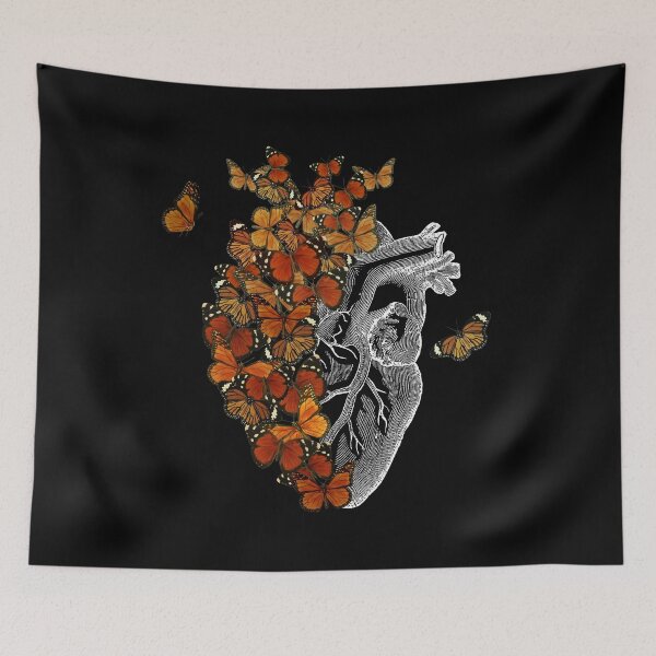 Item preview, Monarch Butterfly Heart by Tobe Fonseca designed and sold by Tobe Fonseca®.