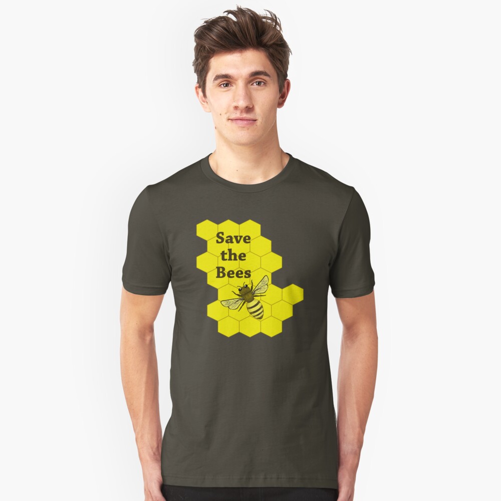 Save the Bees Slim Fit T-Shirt