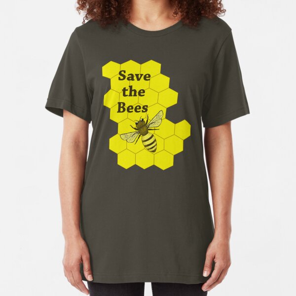 Save the Bees Slim Fit T-Shirt
