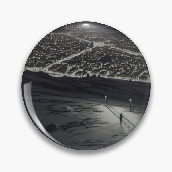 Item preview, lonely snowy city designed and sold by manes9.