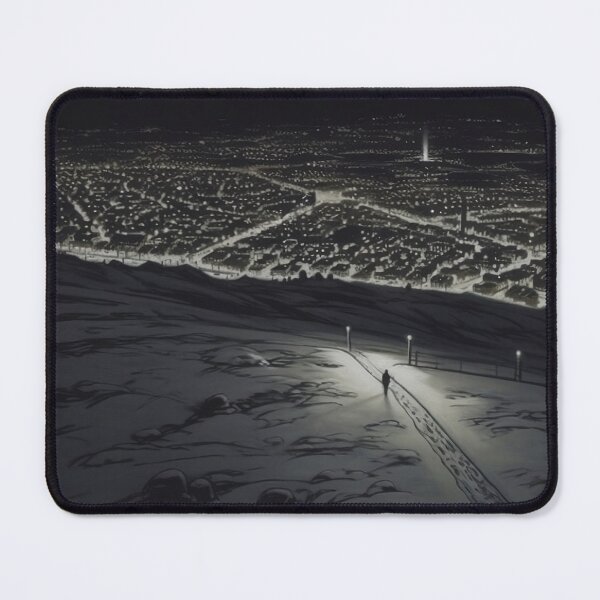 Item preview, lonely snowy city designed and sold by manes9.