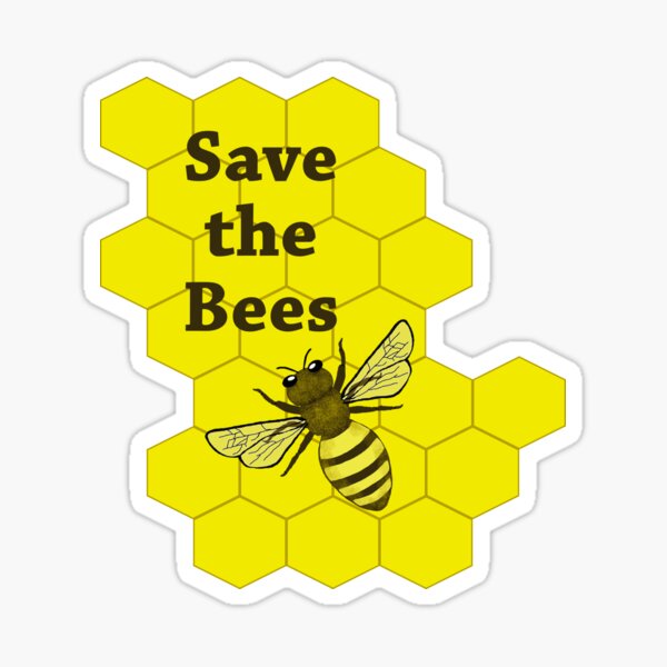 Save the Bees Sticker