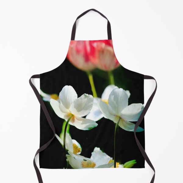 Item preview, Colorful spring flowers on black background designed and sold by olena2552.