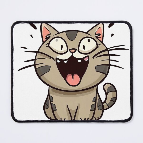 Item preview, Funny Cat Meow | Cute Designs for Cat Lovers | Redbubble designed and sold by Gik--Tocsa.
