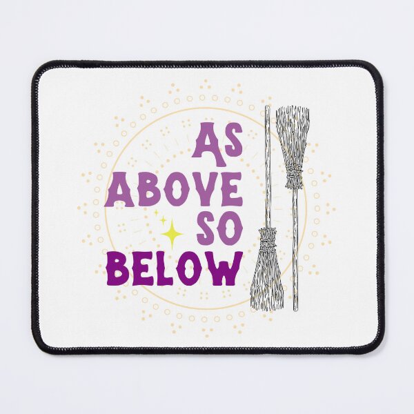 Item preview, As Above So Below Purple Broomstick designed and sold by WrenCemetery.