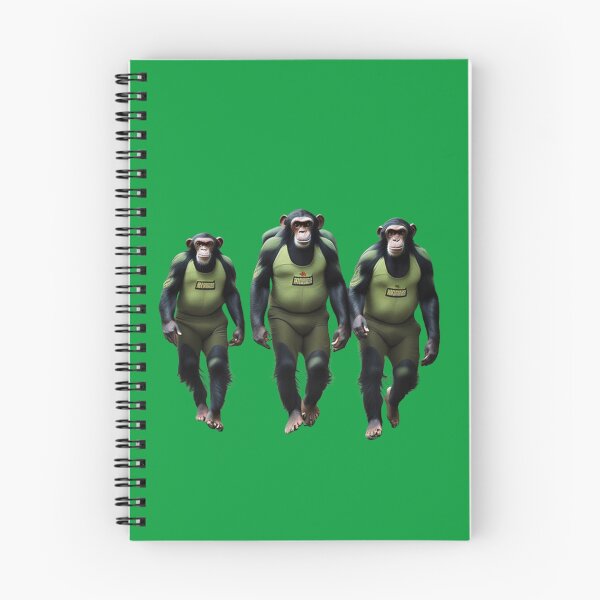 Item preview, three chimpanzes walking design designed and sold by krishana3d.