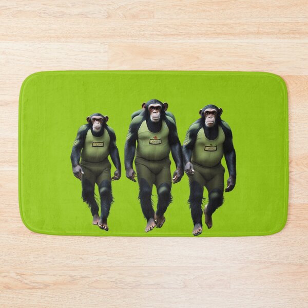 Item preview, three chimpanzes walking design designed and sold by krishana3d.