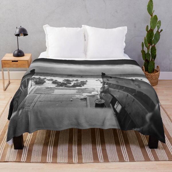 Item preview, Famous D-day invasion Omaha Beach photograph, Normandy, France, WWII Allied Invasion U.S. troop beach landing black and white historical photograph designed and sold by Jéanpaul  Ferro.