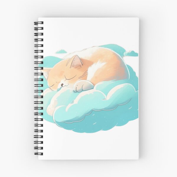 Item preview, Pastel cat sleeping - cute designed and sold by Lukaszmiszcz.