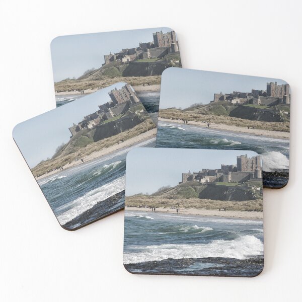 Item preview, Waves coming ashore near Bamburgh Castle, Northumberland, UK designed and sold by Richard Flint.