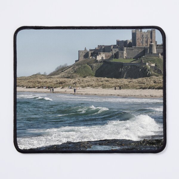 Item preview, Waves coming ashore near Bamburgh Castle, Northumberland, UK designed and sold by Richard Flint.