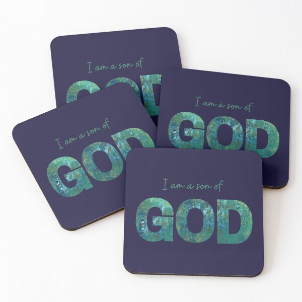 Item preview, I am a son of God christian phrase designed and sold by marianarussoart.