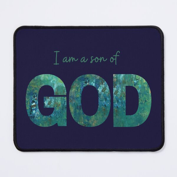 Item preview, I am a son of God christian phrase designed and sold by marianarussoart.