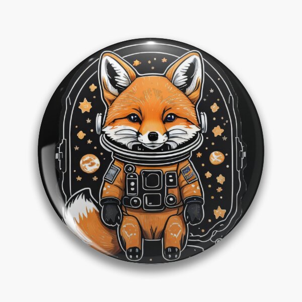 Artikelvorschau, Cute Fox Astronaut | Space Traveller entworfen und verkauft von FridayArtStudio.