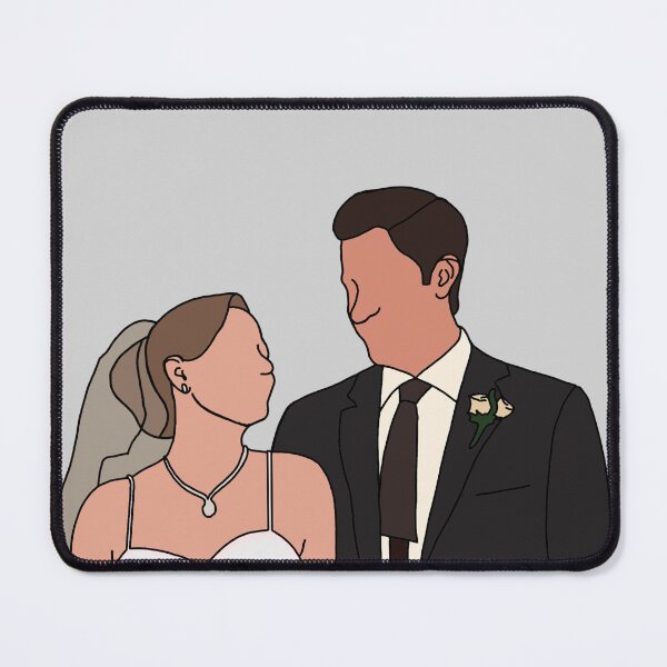 Item preview, Pam & Jim’s Wedding designed and sold by BRICKWALL01.