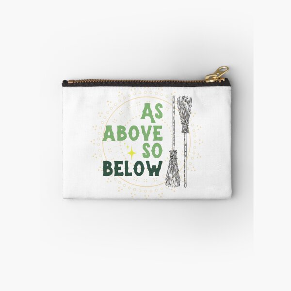 Item preview, As Above So Below Green Broomstick designed and sold by WrenCemetery.