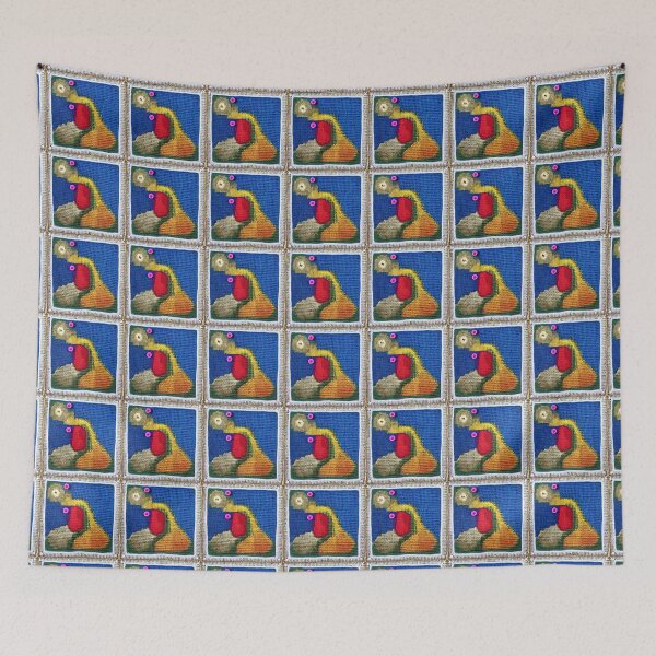 Item preview, Crocheted grandmother's squares. Abstraction. designed and sold by Natalia-Vlad.