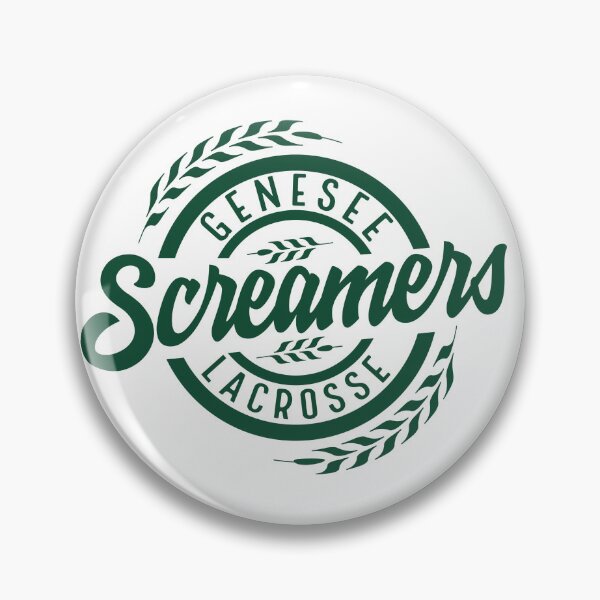 Item preview, Genesee Screamers Lacrosse - Main Logo - Green designed and sold by ScreamersLax.
