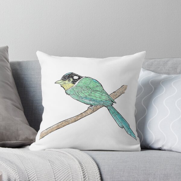 Item preview, Long-Tailed Broadbill designed and sold by VonRavenDesign.