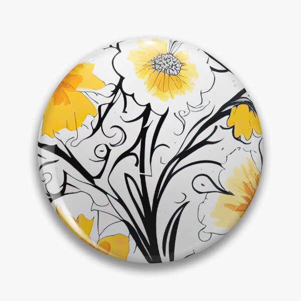 Item preview, Copy of Throw Pillow With Beautiful Daisies Painting - Spring Home Decor designed and sold by Sowari-Pillows.