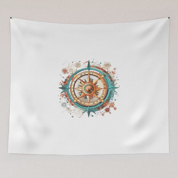 Item preview, Cool Exploring the Beauty of Science with Compass Pattern designed and sold by lessyun.