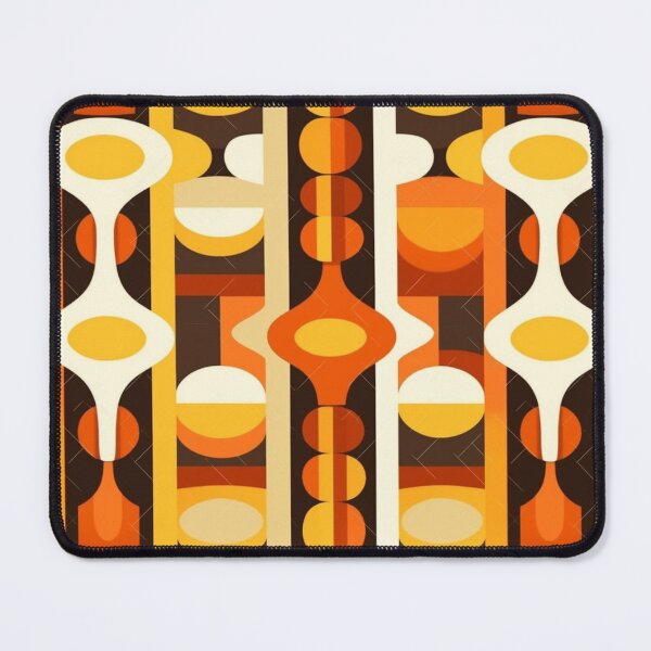 Item preview, 70s Retro Orange and Brown Seamless Pattern designed and sold by Abigail Robichaud.