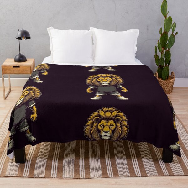 Item preview, Lion, sport, soccer, football, fun, colorful, cartoon, vintage, grunge designed and sold by Brewyart Creative Design.
