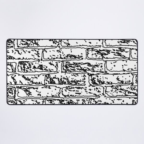 Item preview, White Brick Texture - Modern T-Shirt designed and sold by Rabique.