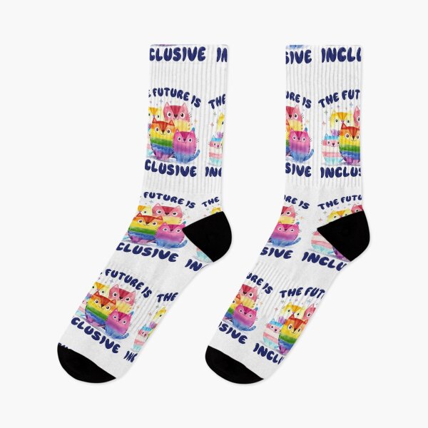 Item preview, The Future Is Inclusive LGBT Gay Rights Cat Lover designed and sold by Designer-Girl.
