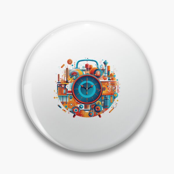 Item preview, Cool Clock Pattern of Innovative Thinking designed and sold by lessyun.