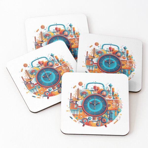 Item preview, Cool Clock Pattern of Innovative Thinking designed and sold by lessyun.