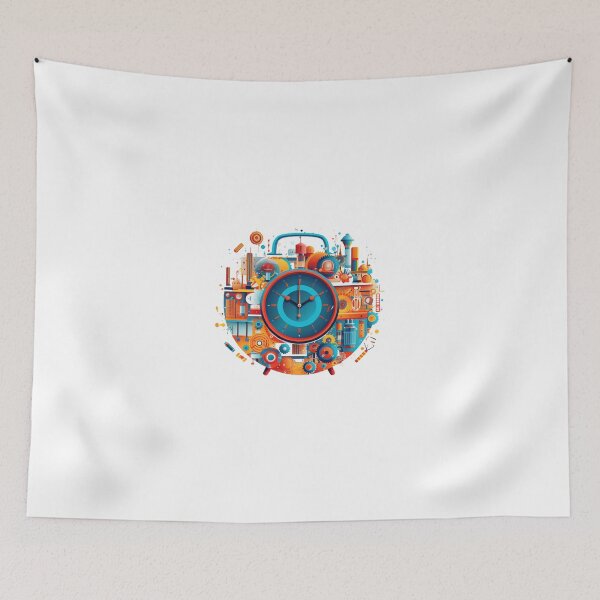 Item preview, Cool Clock Pattern of Innovative Thinking designed and sold by lessyun.