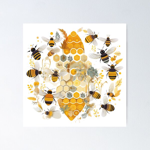 Item preview, Cool Collaborative Honeycomb Pattern designed and sold by lessyun.