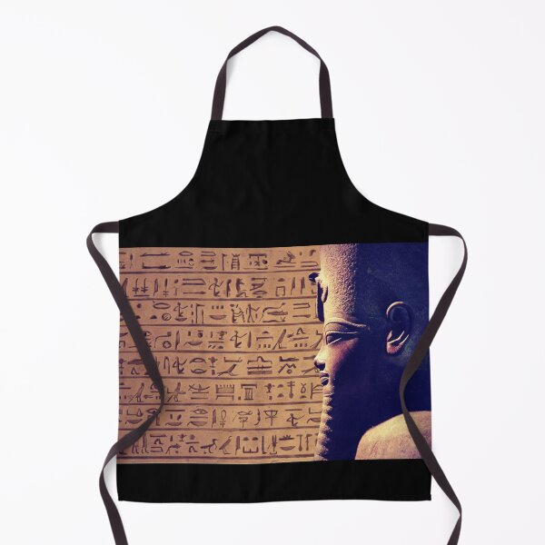 Item preview, Egyptian Pharaoh Amenhotep III, hieroglyphs, retro vintage look photography designed and sold by art-of-egypt.