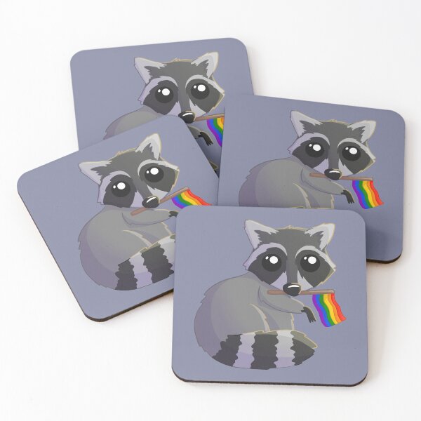 Item preview, Racoon Pride Flag LGBTQ+ designed and sold by ColorHurricane.