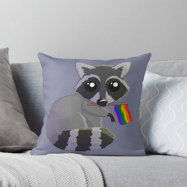 Item preview, Racoon Pride Flag LGBTQ+ designed and sold by ColorHurricane.