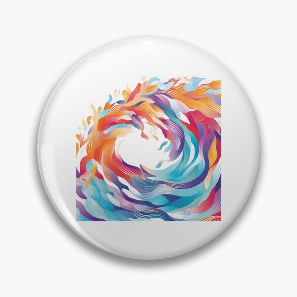 Item preview, Cool Powerful and Free Waves Pattern designed and sold by lessyun.